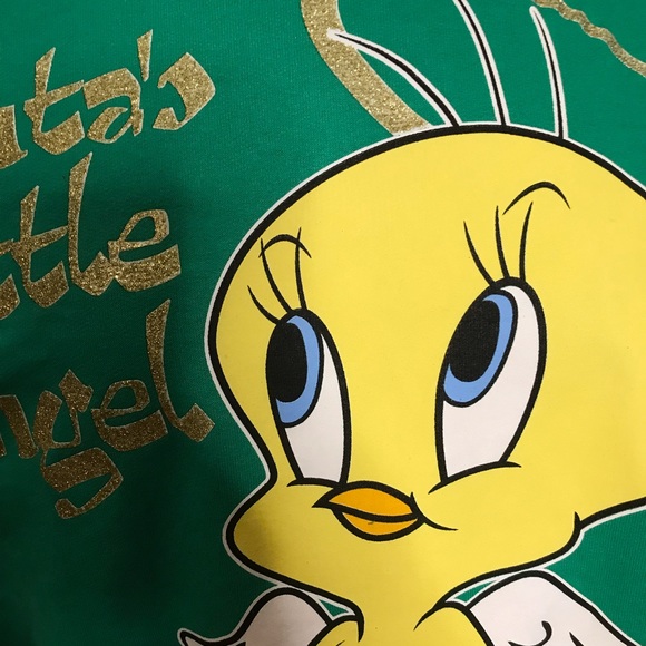 Vintage 90s Christmas Tweety Bird Santa’s little Angel NWT - Picture 11 of 15